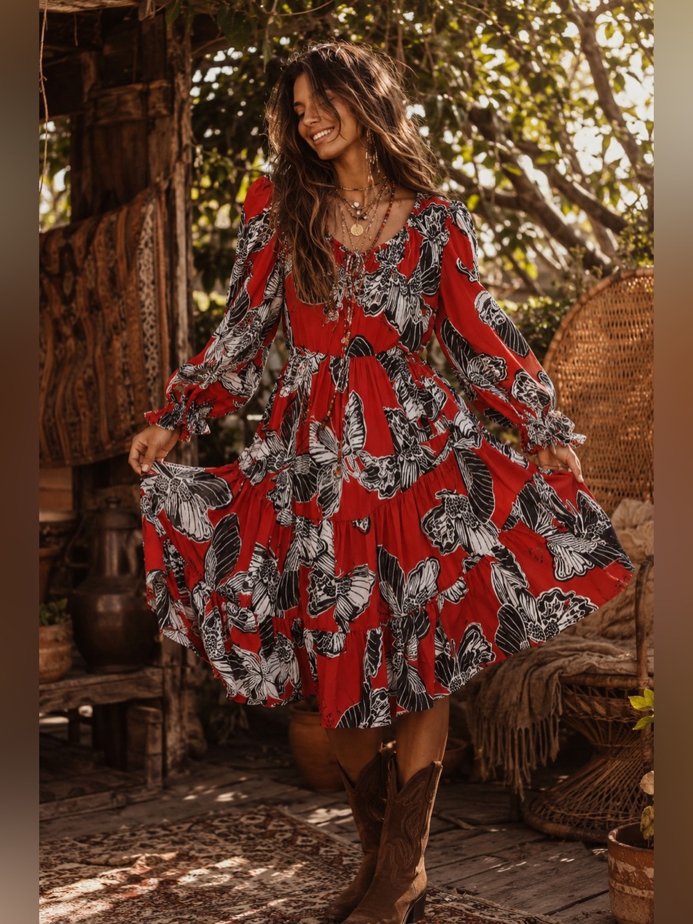 AUTUMN ADEIGBO | Fleur Butterfly Dress